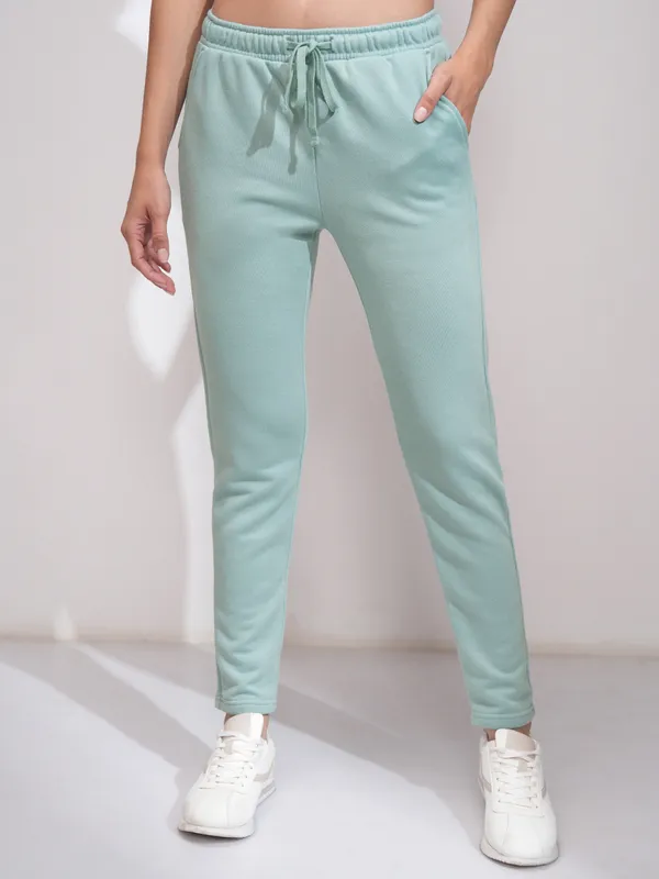  Tokyo Talkies Women Blue Slim Fit Track Pants
