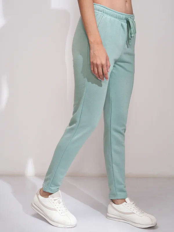  Tokyo Talkies Women Blue Slim Fit Track Pants
