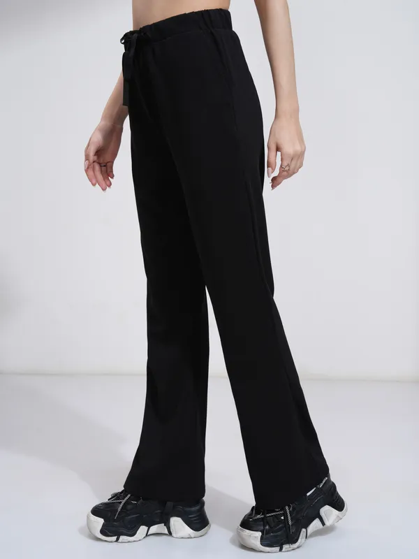 Tokyo Talkies Women Black Slim Fit Track Pants