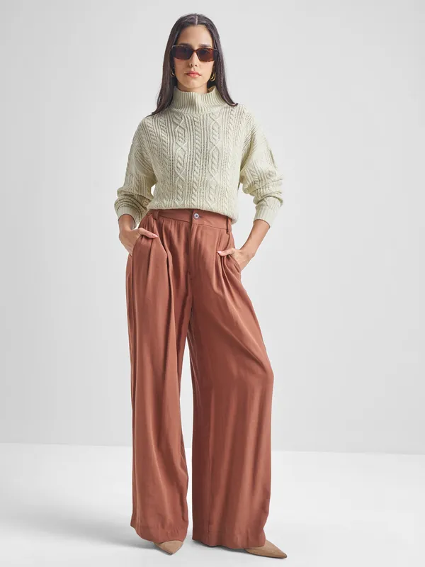 Women Solid Sweaters