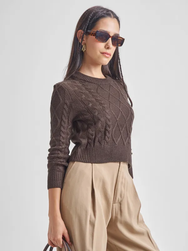 Women Solid Sweaters