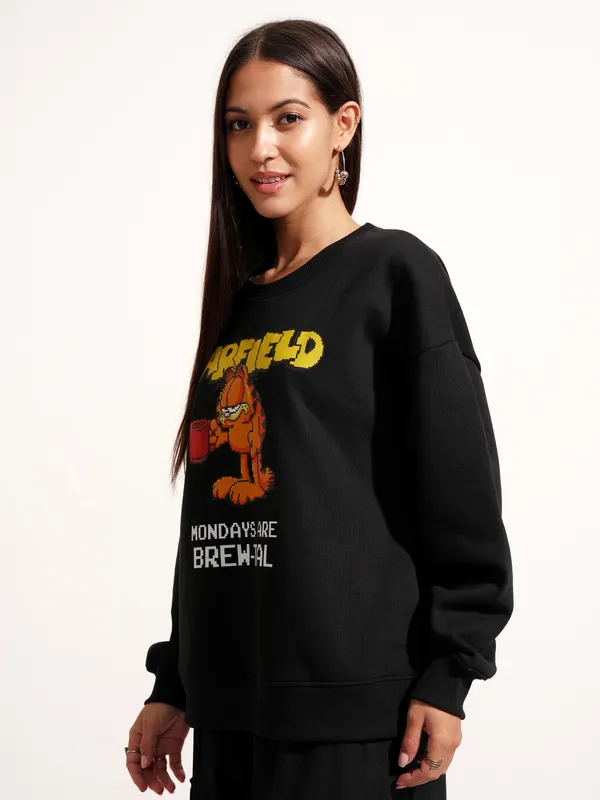 Garfield Women Printed Sweatshirt