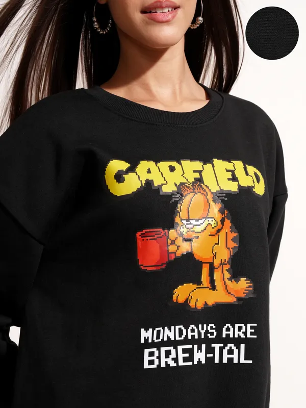 Garfield Women Printed Sweatshirt