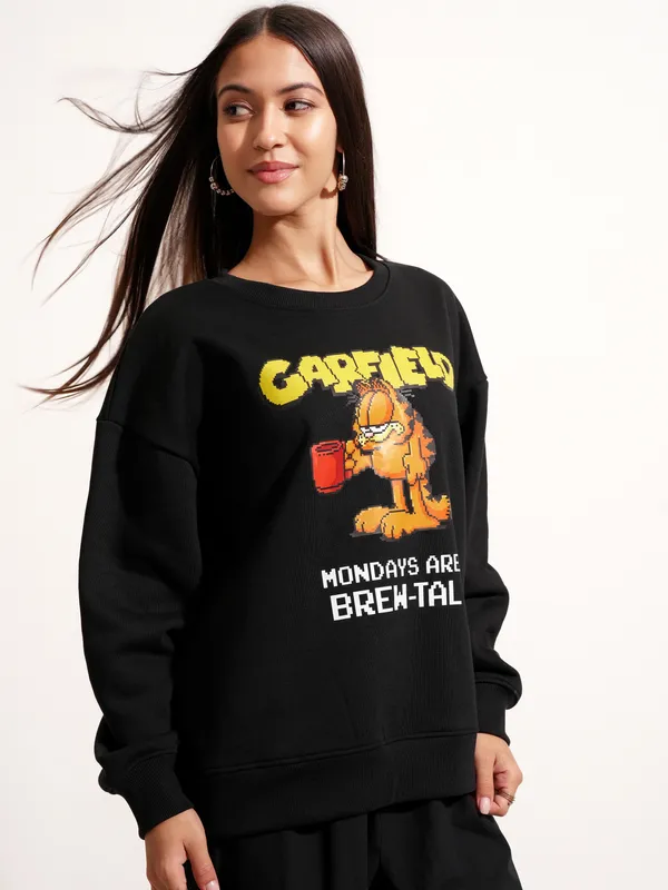 Garfield Women Printed Sweatshirt