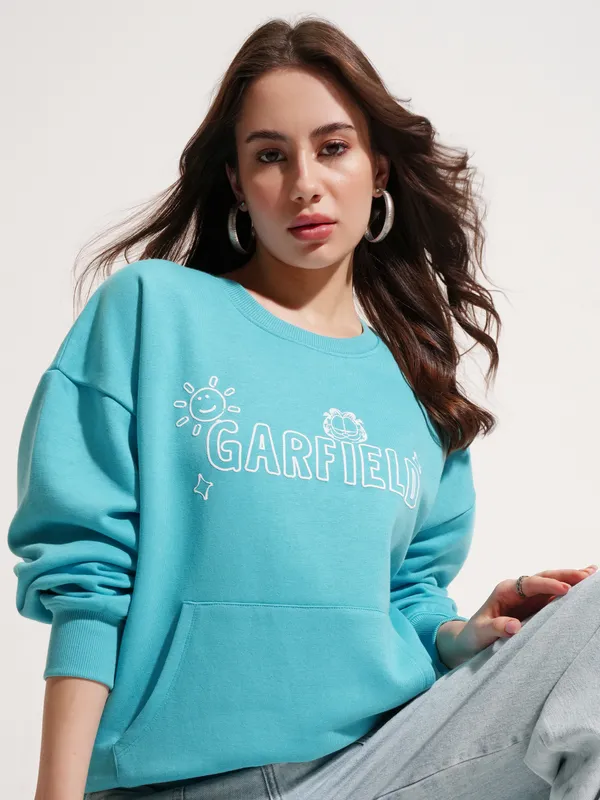 Garfield Women Printed Sweatshirt