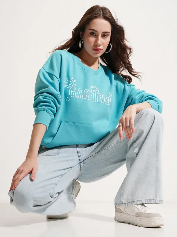 Garfield Women Printed Sweatshirt