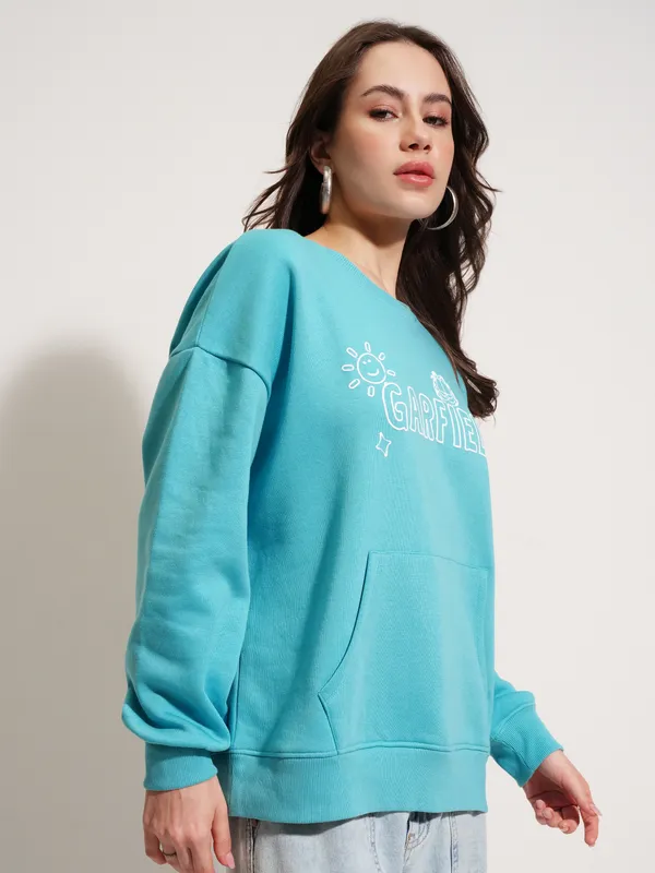 Garfield Women Printed Sweatshirt