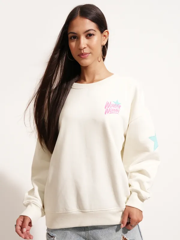 Wonder Woman Women Printed Sweatshirt