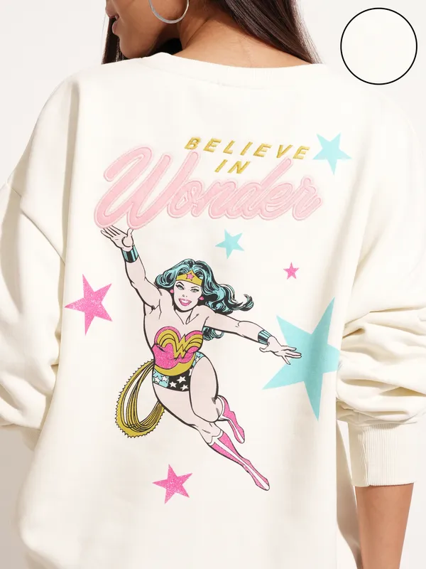 Wonder Woman Women Printed Sweatshirt
