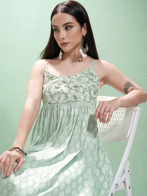 Embroidered Maxi Dress