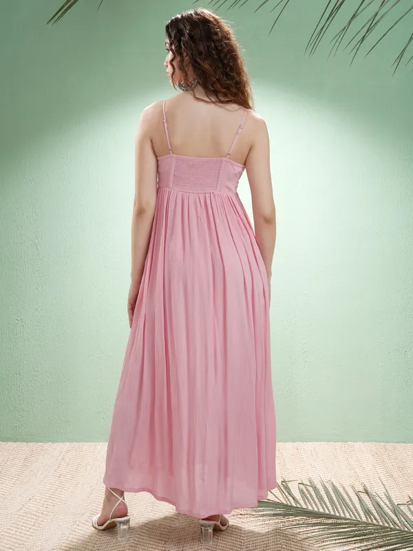 Embroidered Maxi Dress