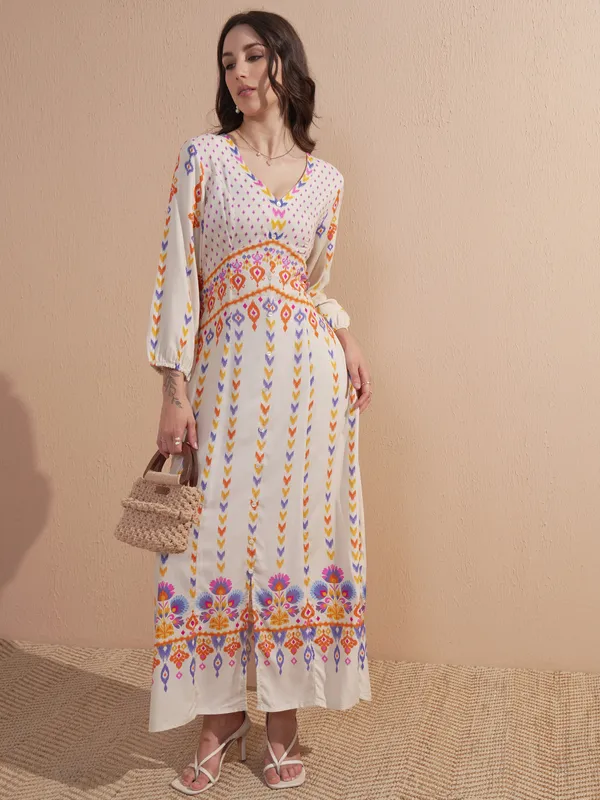 Printed Maxi Dress