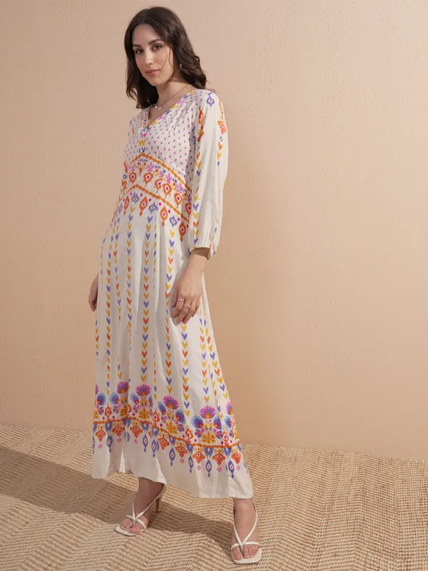 Printed Maxi Dress