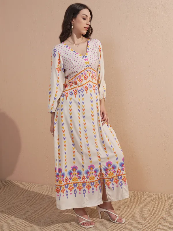 Printed Maxi Dress