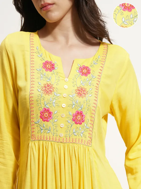 Embroidered Maxi Dress