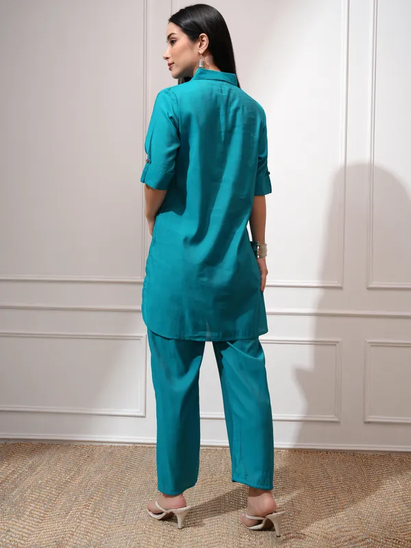 Women Tunic With Palazzos Co-Ords