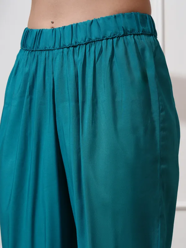 Women Tunic With Palazzos Co-Ords