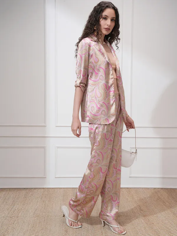 Women Blazer With Trouser Co-Ords