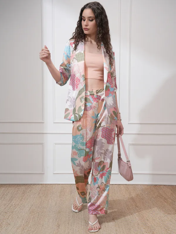 Women Blazer With Trouser Co-Ords