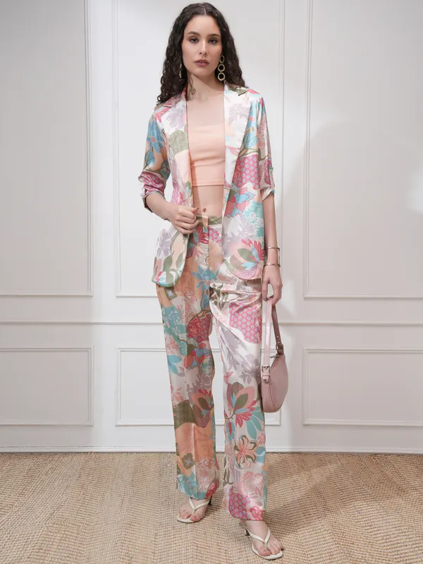 Women Blazer With Trouser Co-Ords