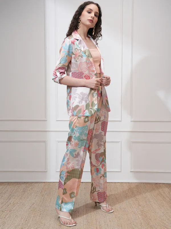 Women Blazer With Trouser Co-Ords