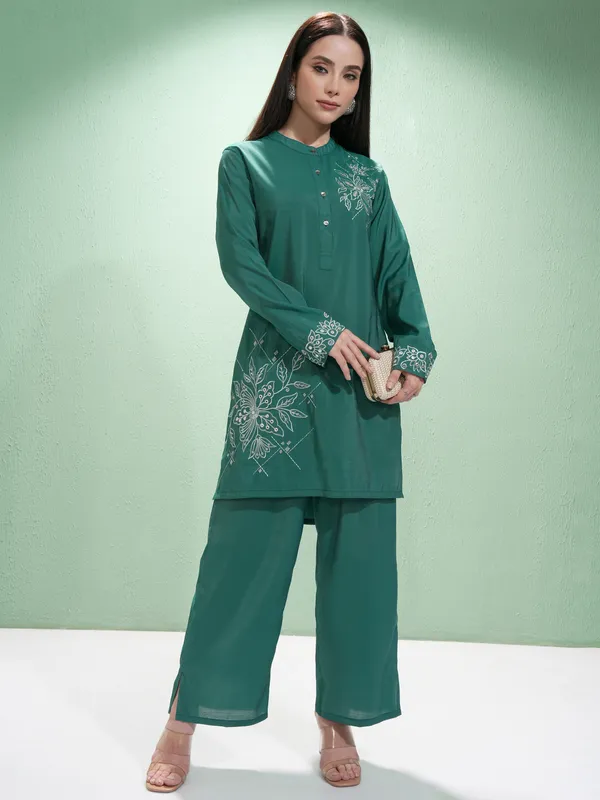 Women Tunic With Palazzos Co-Ords
