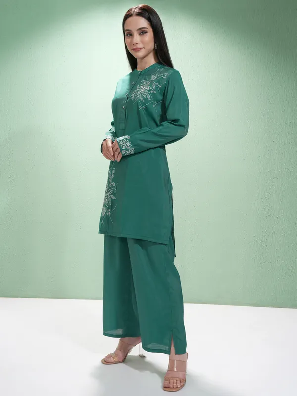 Women Tunic With Palazzos Co-Ords