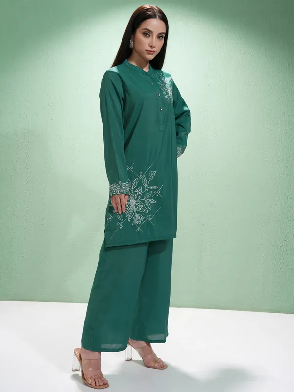 Women Tunic With Palazzos Co-Ords