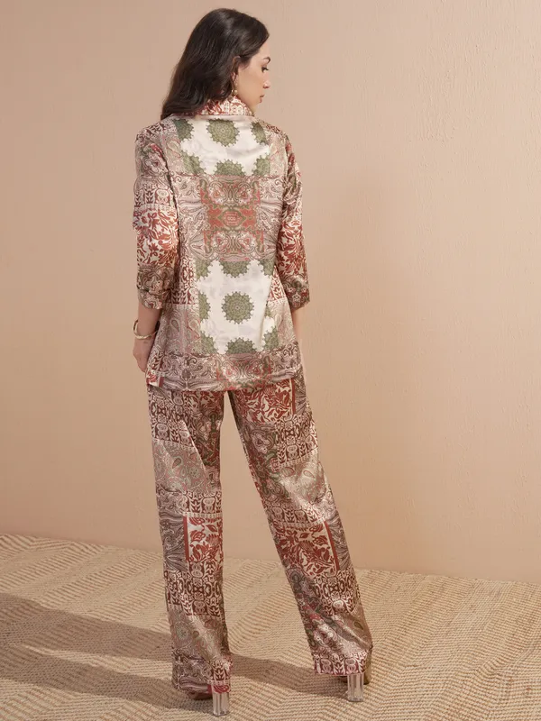 Women Blazer With Trouser Co-Ords