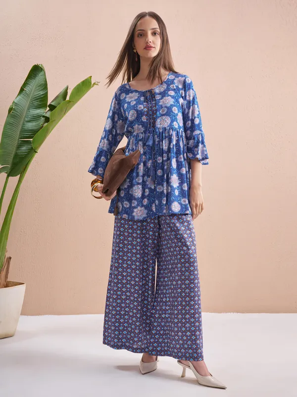 Women Top With Palazzos Co-Ords