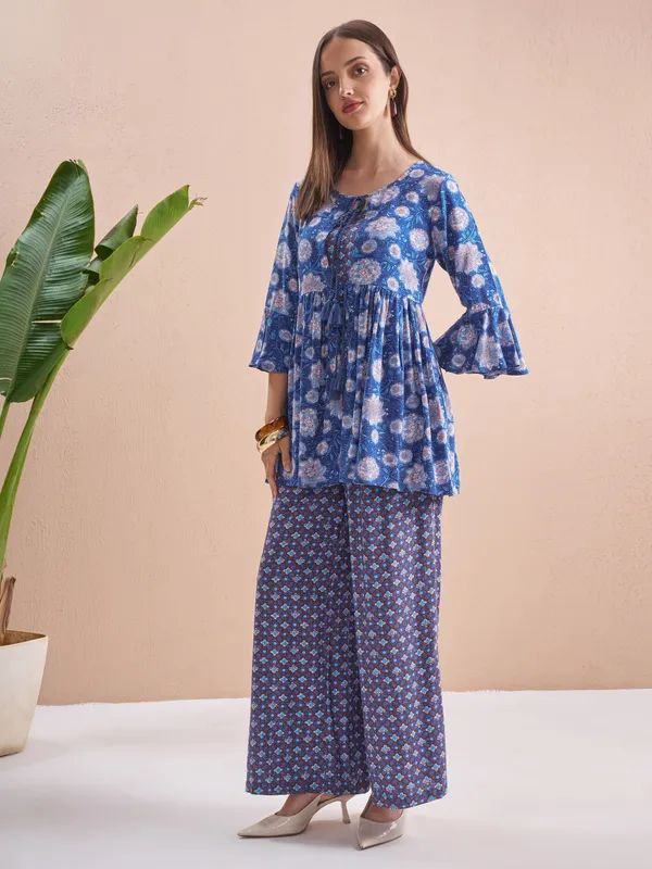 Women Top With Palazzos Co-Ords