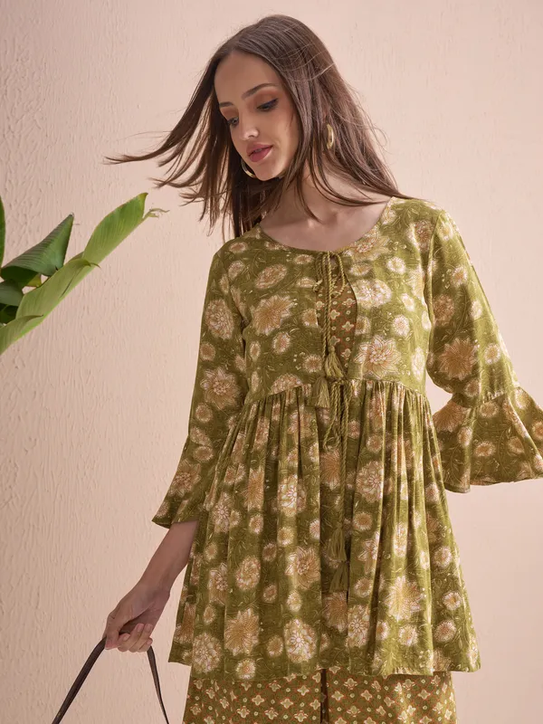 Women Top With Palazzos Co-Ords