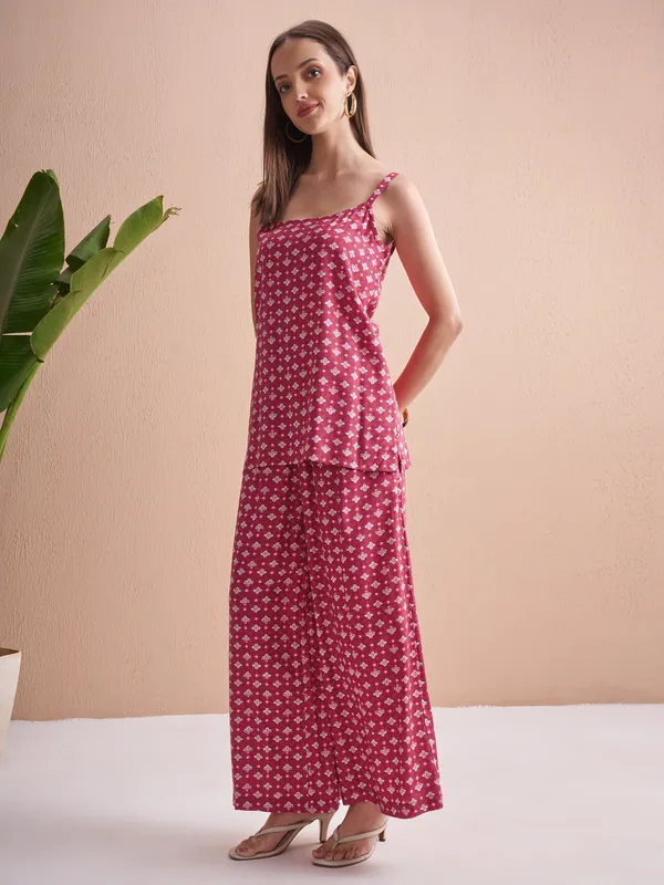 Women Top With Palazzos Co-Ords