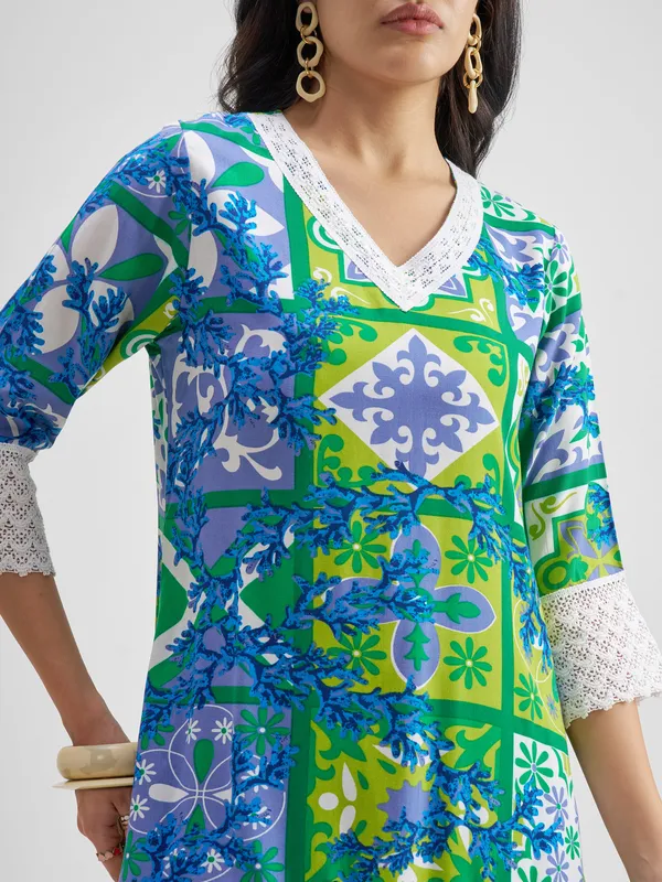 Vishudh Women Multi Top With Trouser Co-Ords