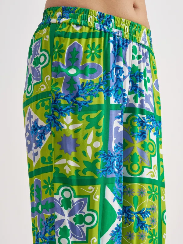 Vishudh Women Multi Top With Trouser Co-Ords