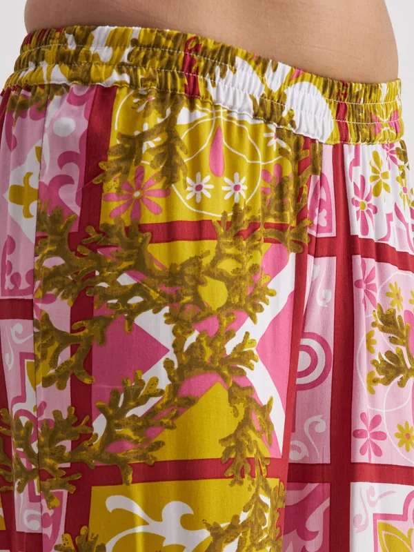 Vishudh Women Multi Top With Trouser Co-Ords