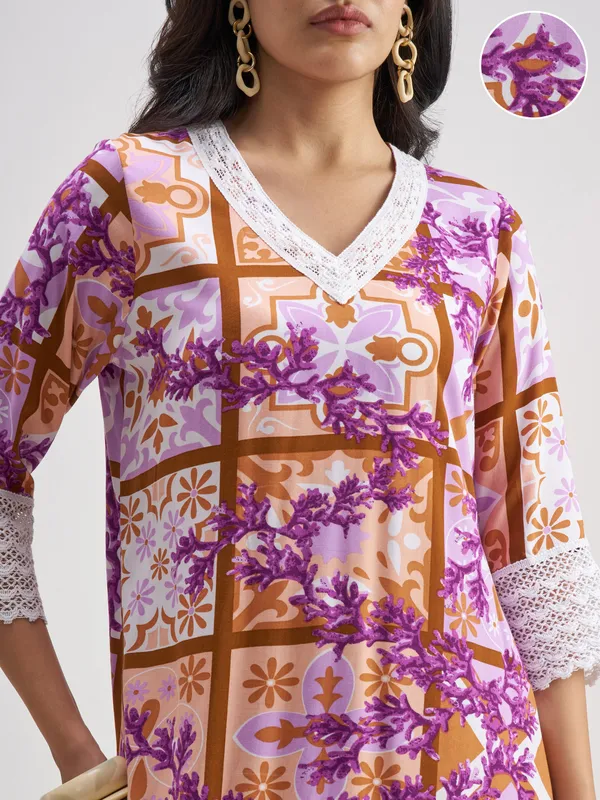 Vishudh Women Multi Top With Trouser Co-Ords