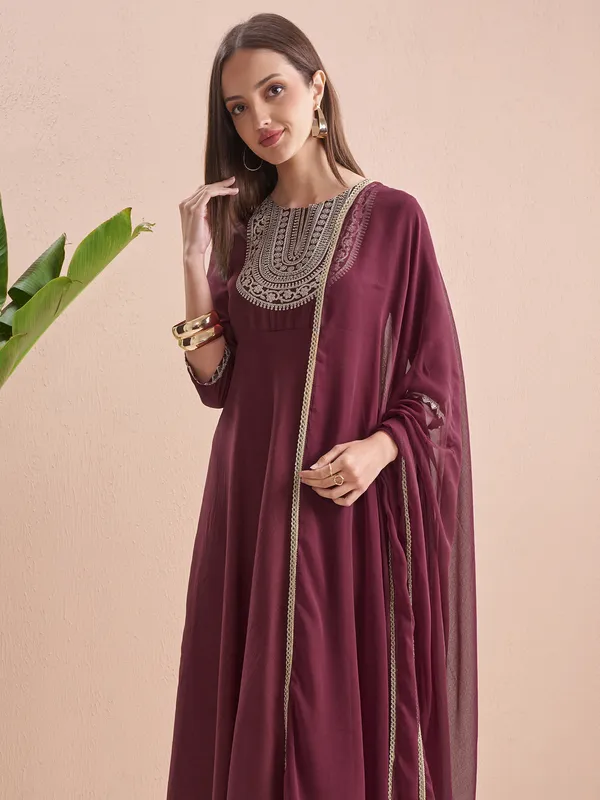 Embroidered Maxi Dress