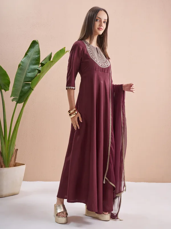 Embroidered Maxi Dress