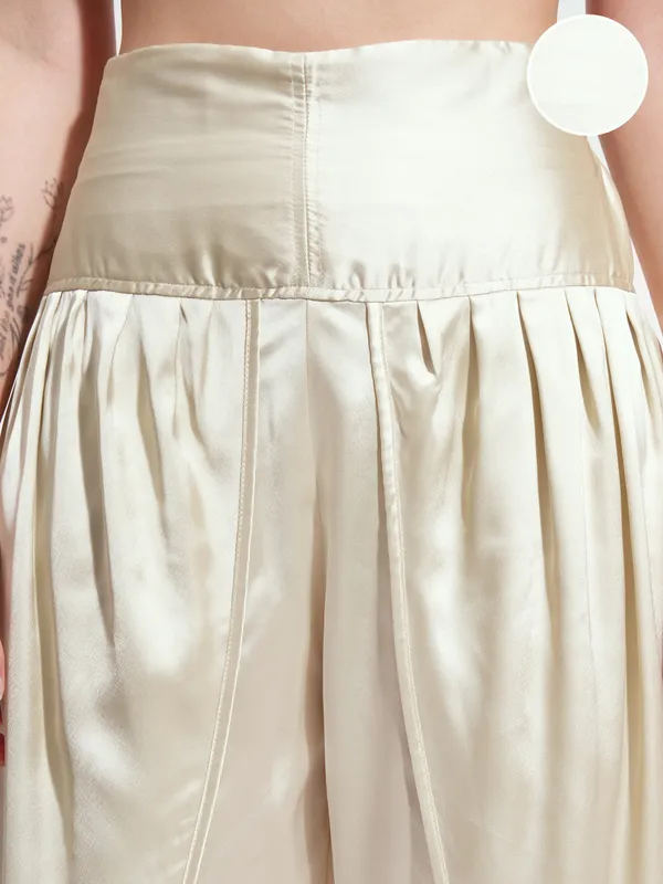 Solid Regular Fit Casual Trouser