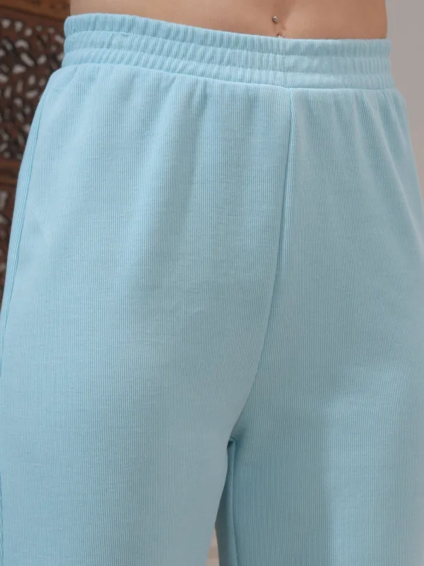 Vishudh Women Blue Women Kurta With Trousers