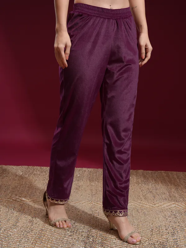 Women Kurta With Trouser And Dupatta