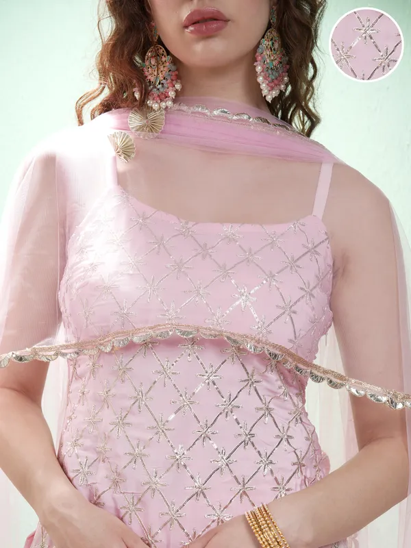 Women Kurta With Trousers & Dupatta