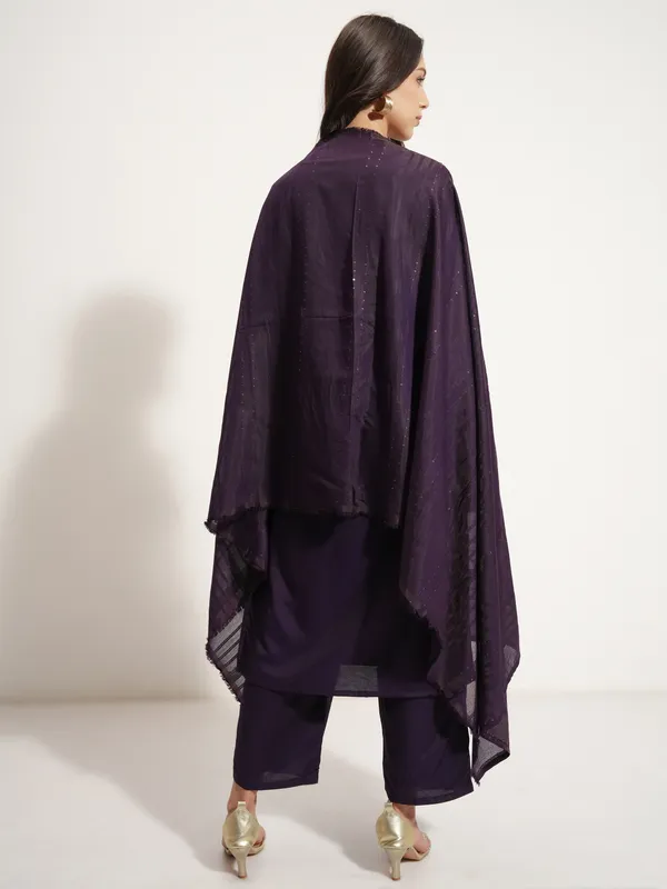 Women Kurta With Trouser And Dupatta