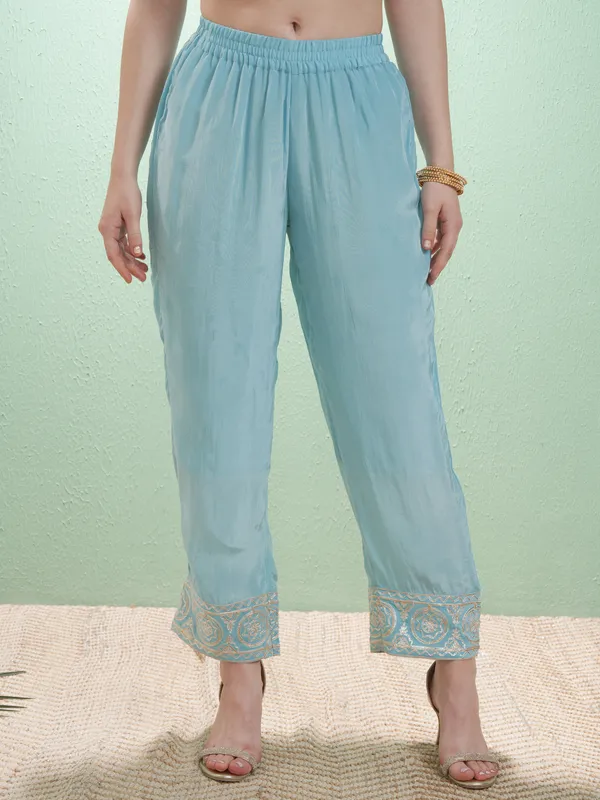 Women Kurta With Trouser And Dupatta