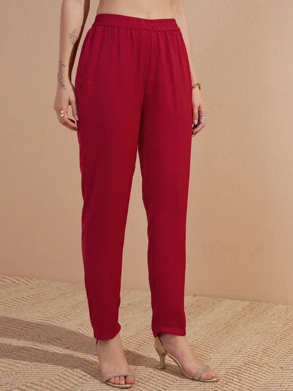 Women Kurta With Trouser And Dupatta