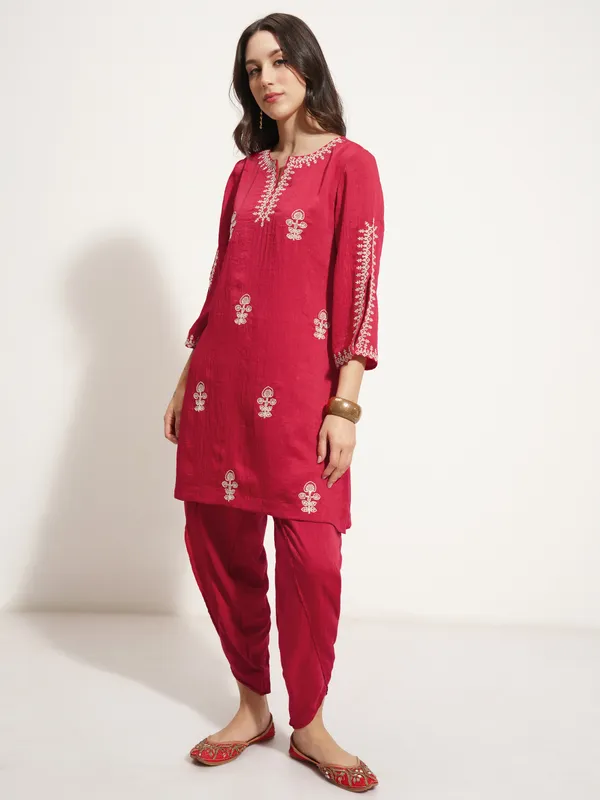 Women Kurta With Trouser And Dupatta