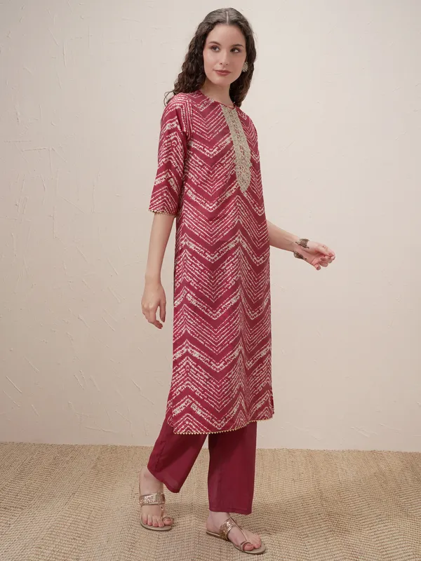 Women Kurta With Trouser And Dupatta