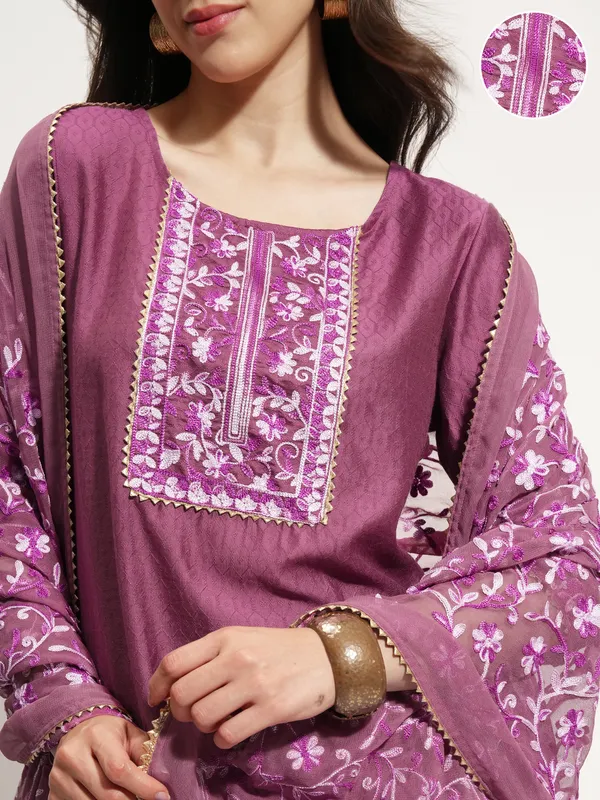 Women Kurta With Trouser And Dupatta
