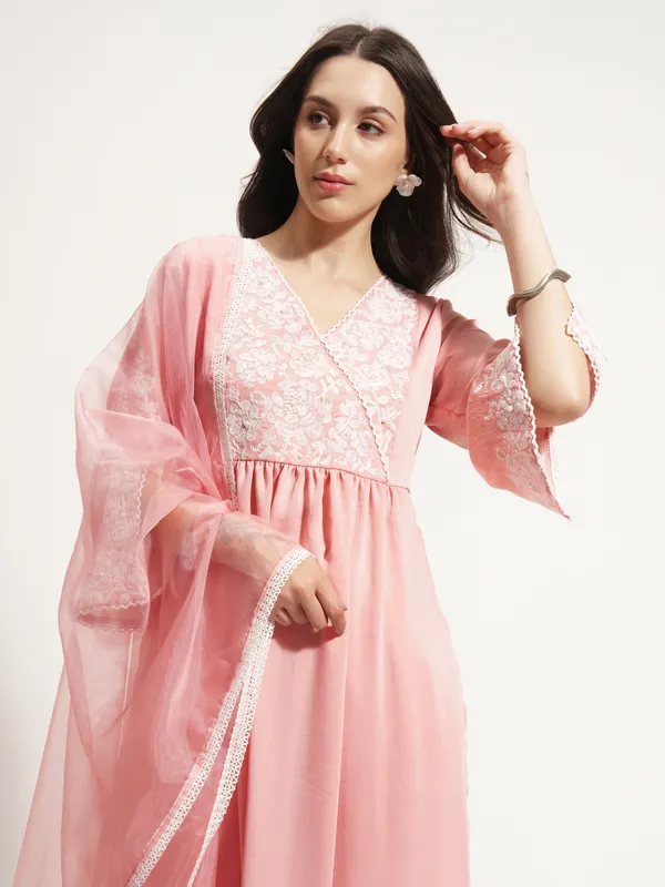 Women Kurta With Trouser And Dupatta